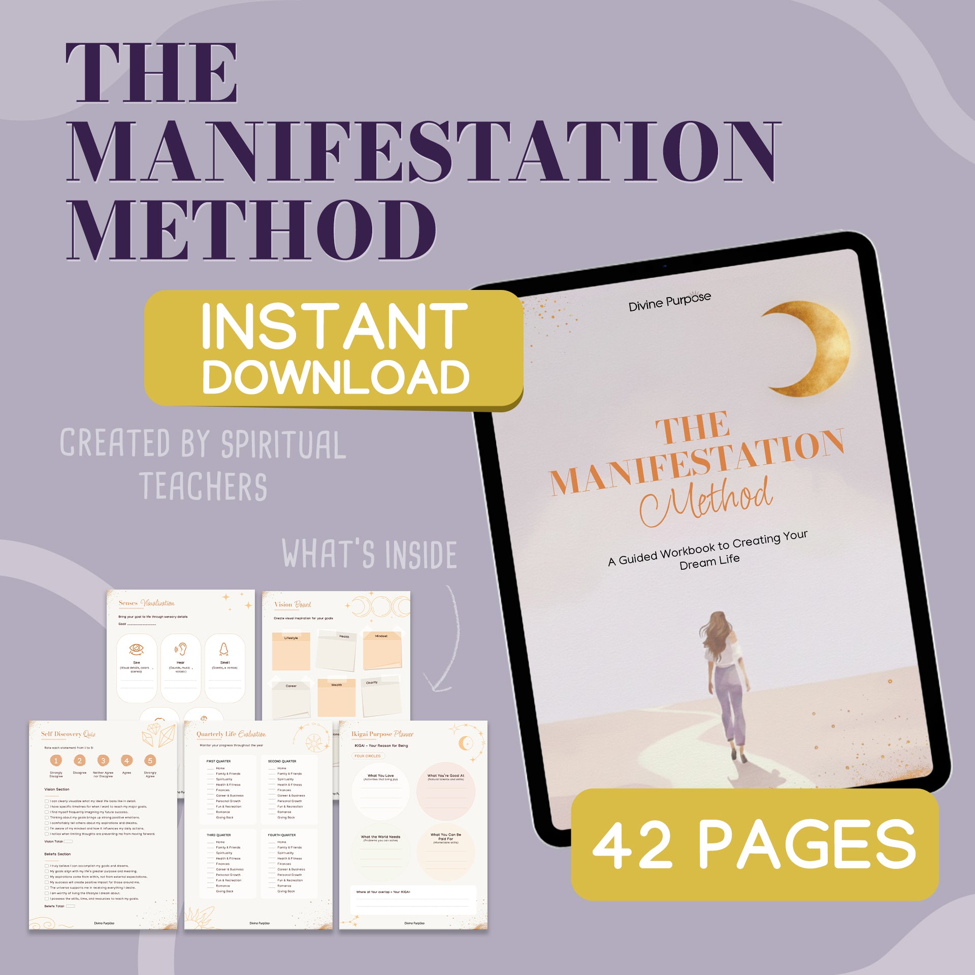 The Manifestation Method Workbook & Journal