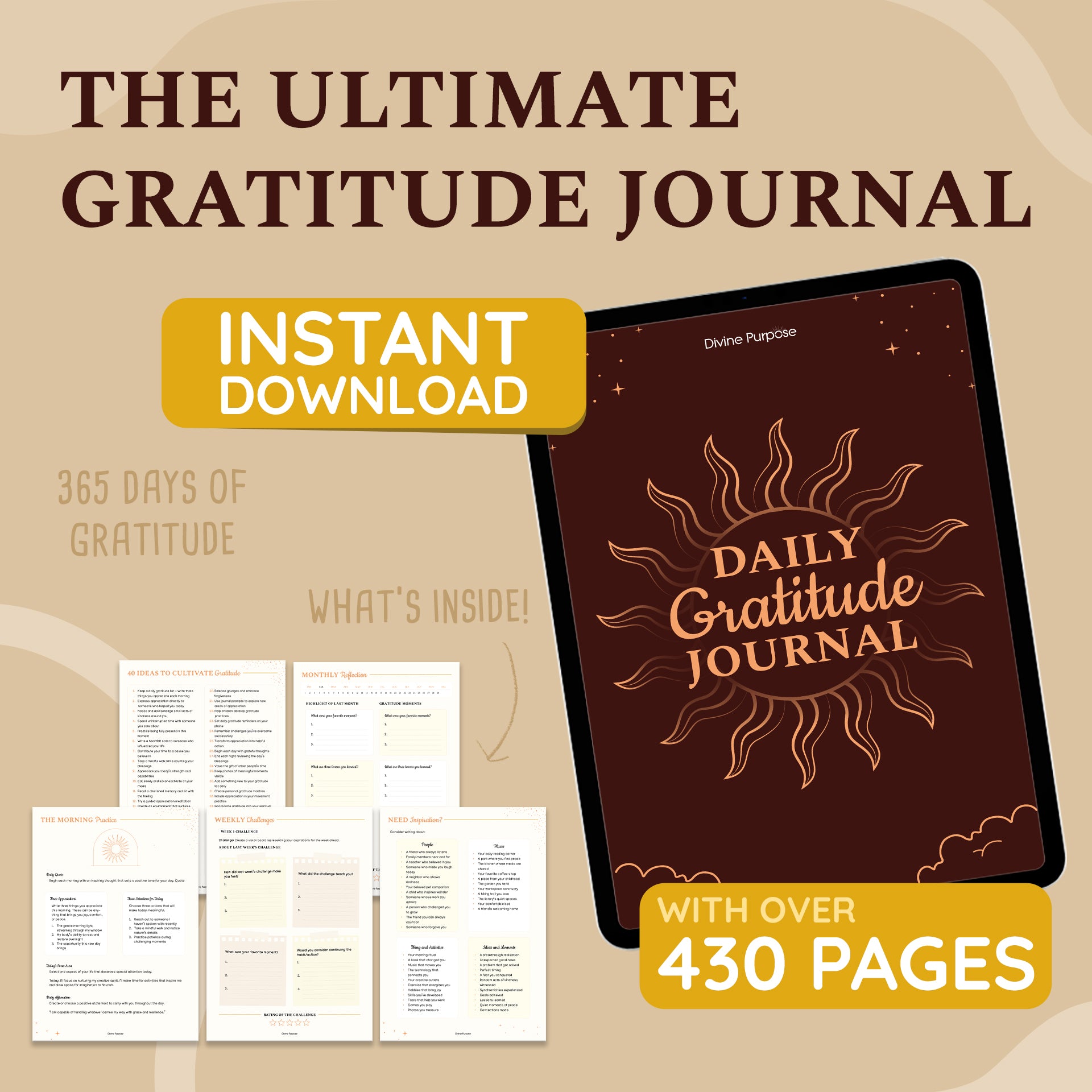 The Daily Gratitude Journal